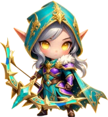 Lyra the Archer in awakened form